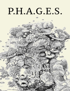 P.H.A.G.E.S. word art for future book cover